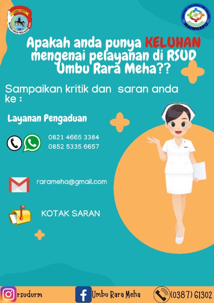 Pengaduan Masyarakat – Website Resmi RSUD URM Waingapu Kab.Sumba-Timur